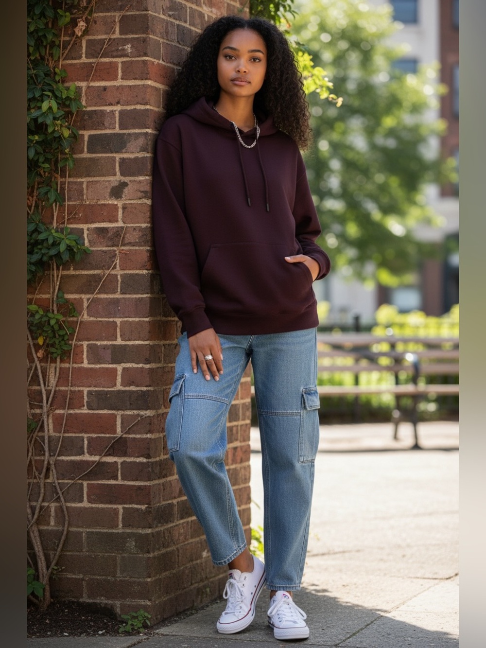 The Kooples Women's Plum Pullover Hoodie